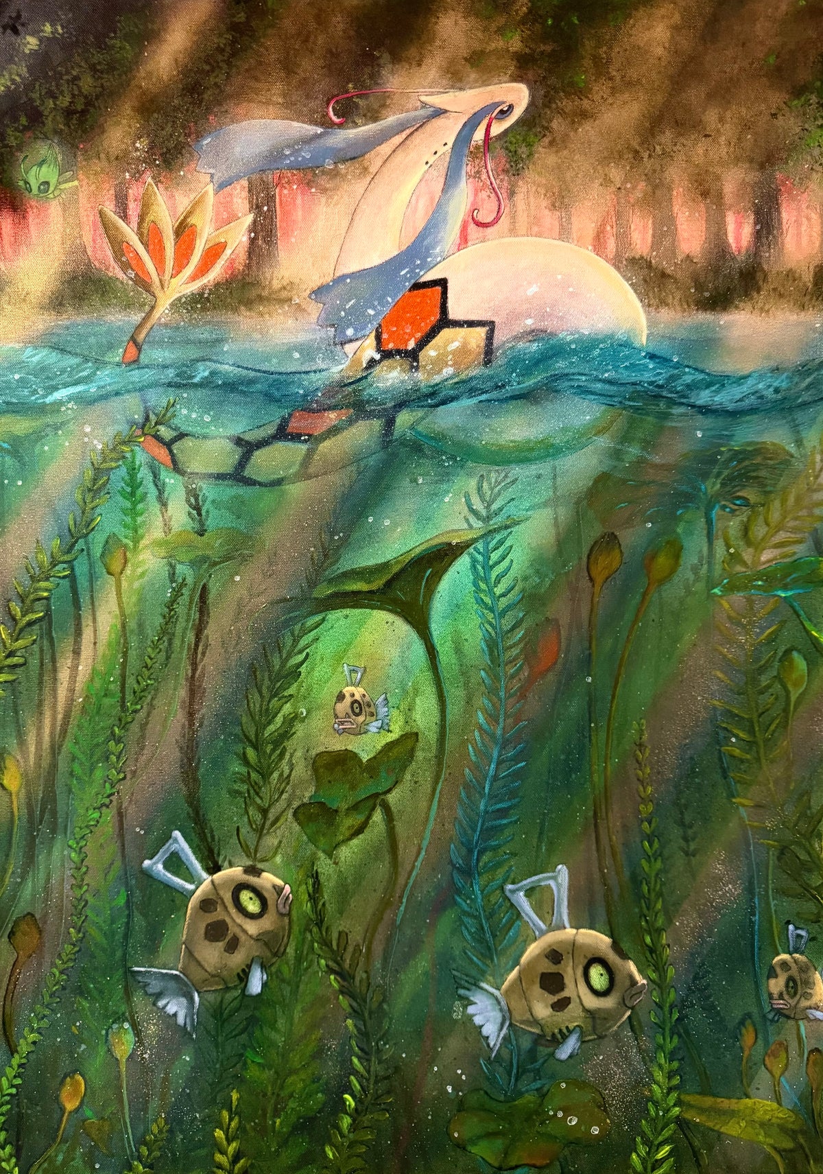 Shiny Clearing - Acrylic on canvas