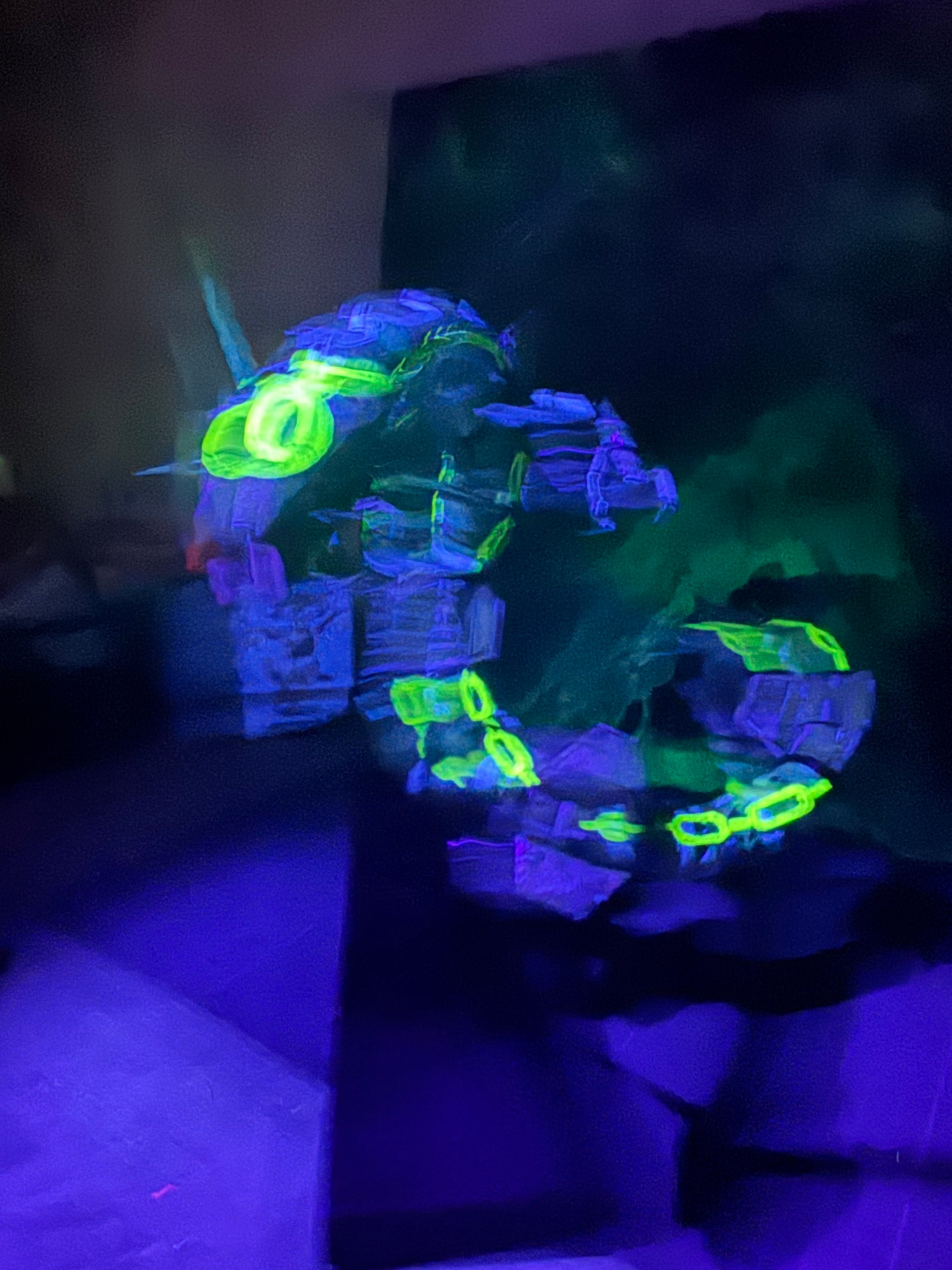 Rayquaza Pokémon TCG Card Sculpture