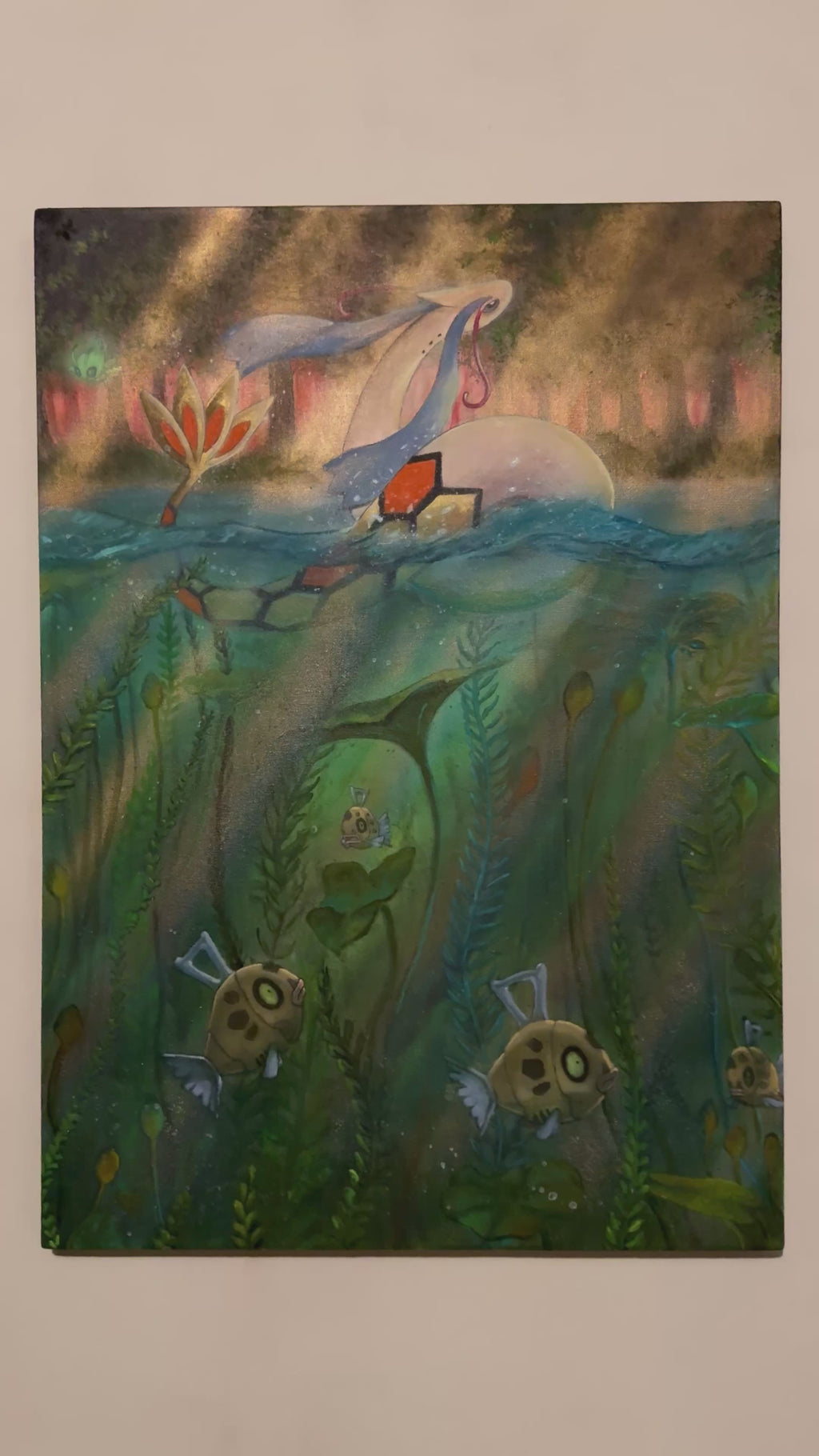 Shiny Clearing - Acrylic on canvas