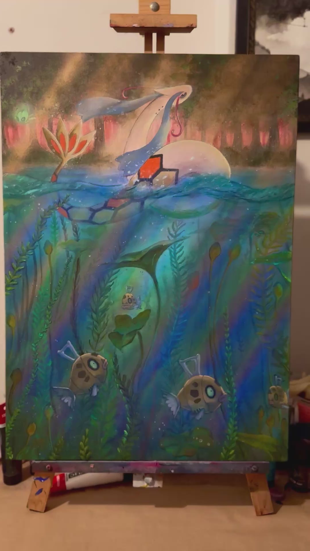 Shiny Clearing - Acrylic on canvas